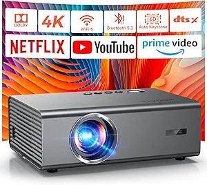 4K Projector with Netflix& Dolby Audio