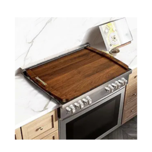 wooden stove top cover