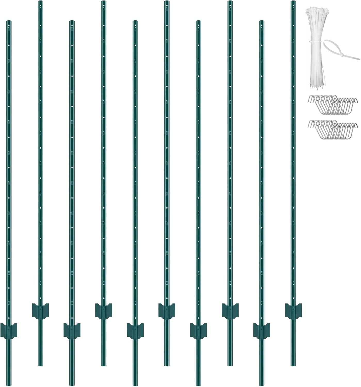Heavy-Duty Metal Fence Posts