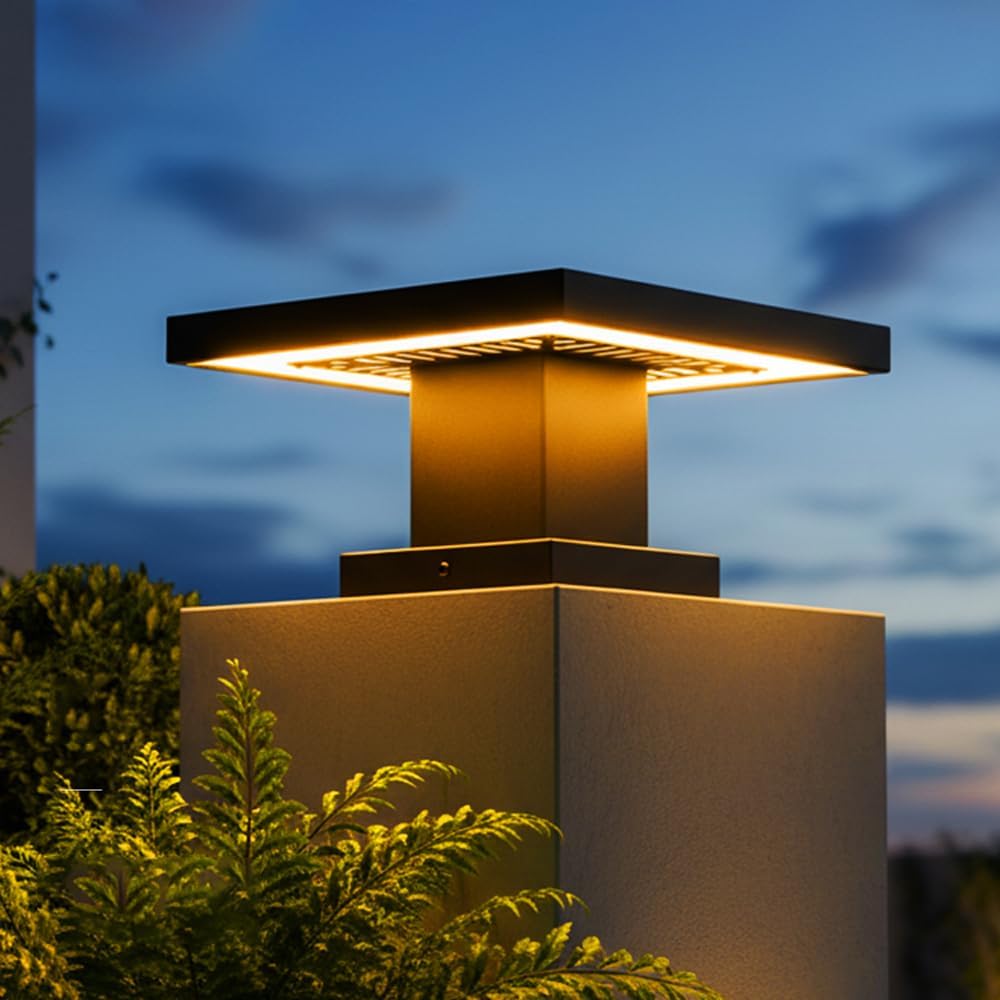 Outdoor LED Post Cap Light