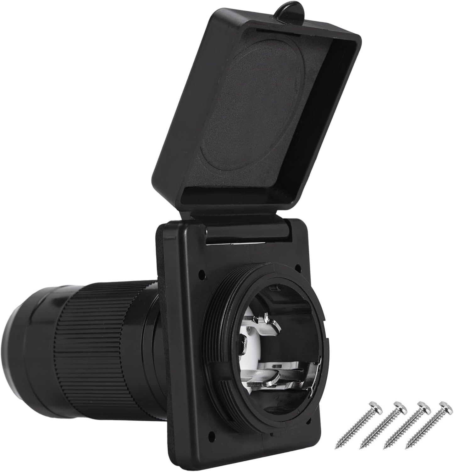 50-amp RV shore power inlet