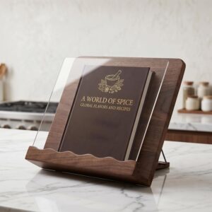 Wood Cookbook Stand