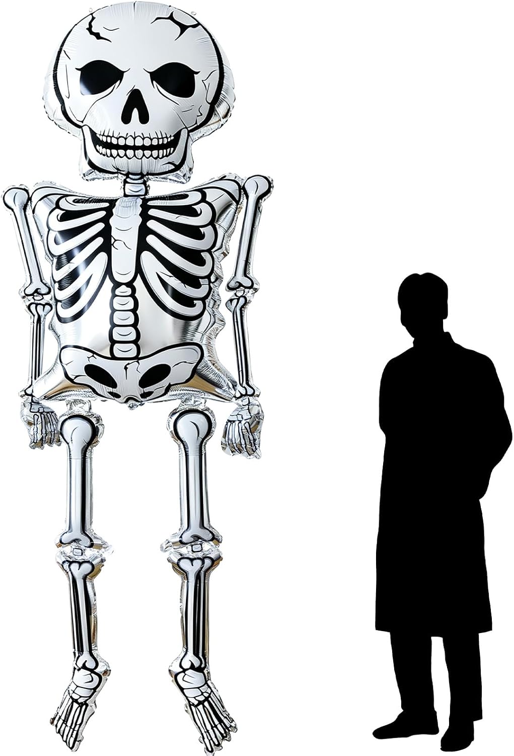 Inflatable Skeleton Skull Balloon