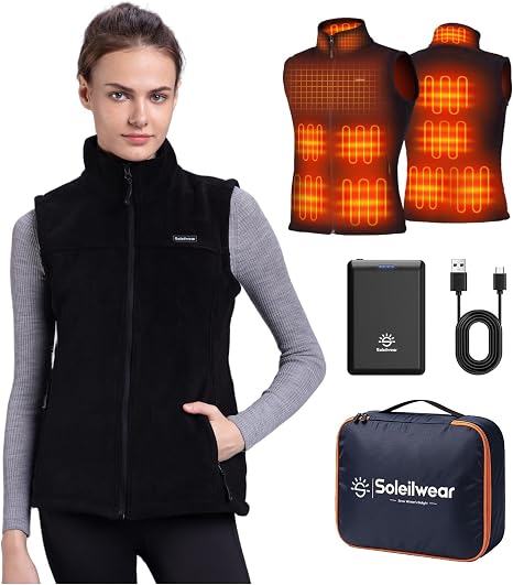 Women's Heated Fleece Vest