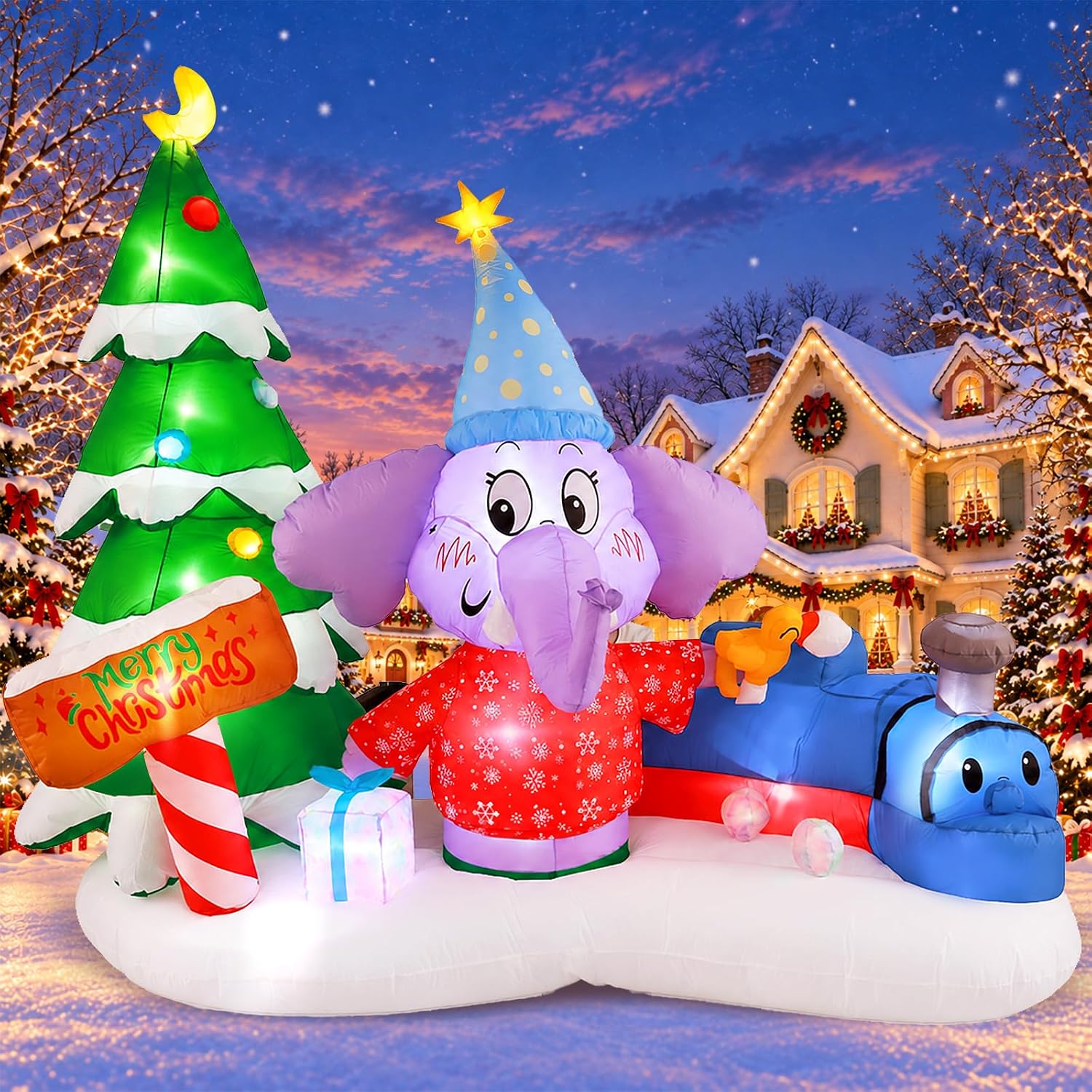 Christmas Train Inflatable